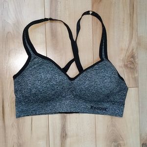 Reebok Gray Molded Sports Bra
